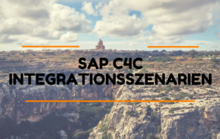 SAP Cloud for Customer Integrationsszenarien