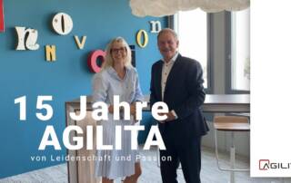 AGILITA 15 Jähre Jubiläum.