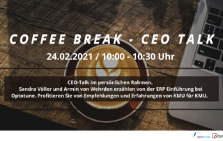 Coffee Break CEO TALK Cloud ERP