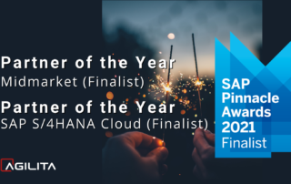 AGILITA AG als Finalist der SAP Pinnacle Awards 2021 gleich in zwei Kategorien nominiert.
